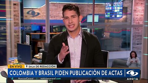 Colombia y Brasil piden publicación de actas de votación en Venezuela