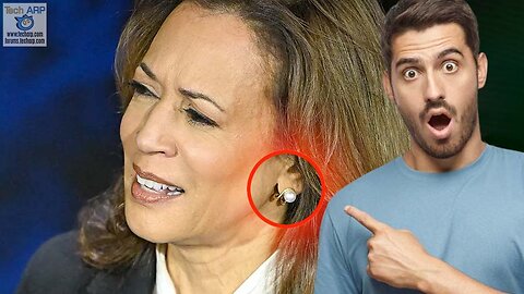 Kamala was wearing Audio Earrings during DEBATE !! Well of course she was, cheaters cheat & LIE !!