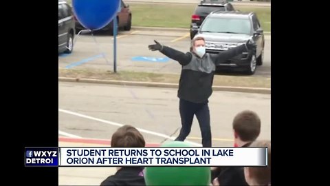 Want to see what happiness looks like? Watch Lake Orion student return to school after heart surgery