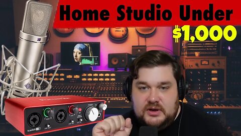 BEGINNER HOME STUDIO FOR UNDER A GRAND! (Bonus Tip At The End!)