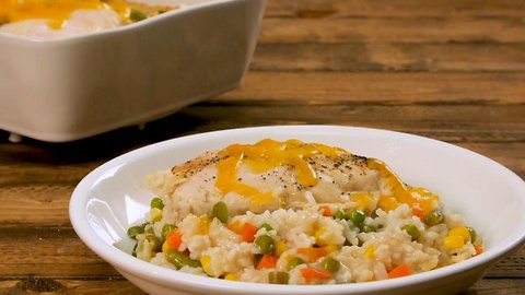 Success® Cheesy Chicken and Rice Casserole