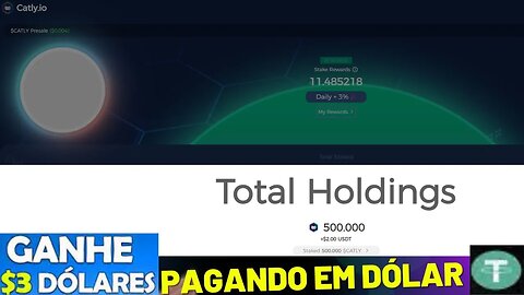 AIRDROP PAGANDO 500 TOKEN COM STAKE PROVA DE PAGAMENTO