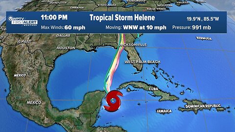 Tropical Storm Helene Warning In Florida 2024