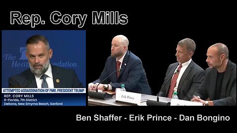 Cory Mills questions witnesses on Trump's attempted assassination 8/26/2024