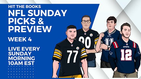 NFL Sunday Picks & Preview - Week 4 - FREE PICKS