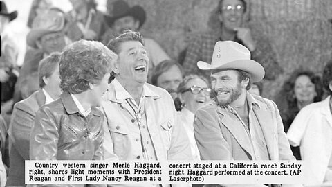 Merle Haggard Plays for President Reagan at Rancho Sierra Grande