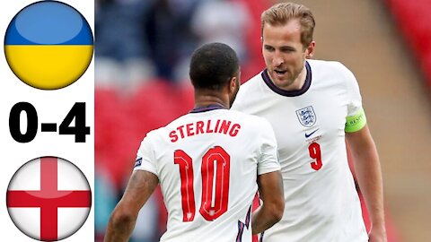 Ukraine 0-4 England | Quarterfinals | Highlights | UEFA Euro 2020 | 4th July, 2021