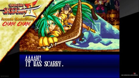 Samurai Shodown 2 - Arcade Mode/Story - Cham Cham