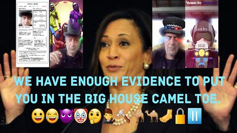 Kamala Harris Soft On Crime Exposed. 😀😂😈🤡🤔👨‍⚖️🔨🐫🐪🦶🔒⏸