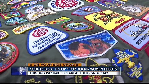 Scouts BSA Girl Troop 1 makes debut