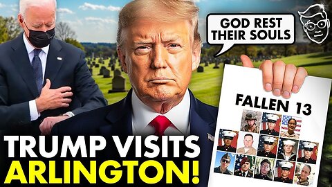 CHILLS: Trump Visits Graves of 13 American Heroes Lost in Afghanistan as Biden HIDES on Vacation