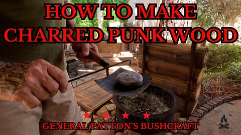 HOW TO MAKE CHARRED PUNK WOOD