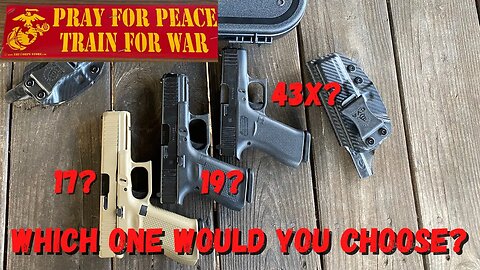 Which One Would YOU Choose? Glock 17, G19 or G43X? Review of All Three Pistols And My Choice!