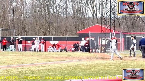 NCTV45 Highschool Baseball SLIPPERY ROCK VS NEW CASTLE FRIDAY APRIL 7 2023