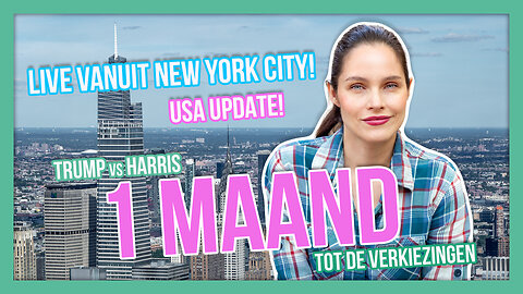 1 MAAND 🗳️ 🇺🇸- LONNEKE TALKS USA