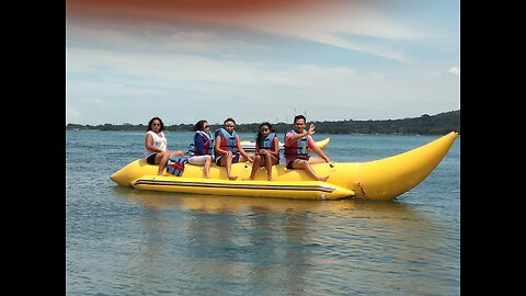 trip on banana boat #bananaboat #trip #sea #bananaboats