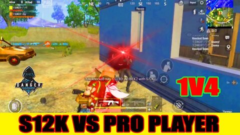 S12k VS Pro Player😢😢😢😀😀 S12k Pubg Mobile Lite Short #pubgshorts