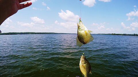 My FAVORITE Crappie Rig Setup (How to Tie Double Jig Crappie Rig)