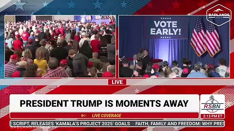 Badlands Media Special Coverage - Trump Rally in Erie, PA - 2pm ET