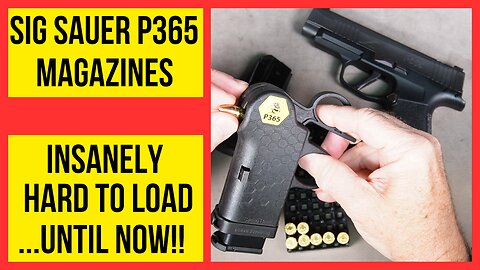 Sig Sauer P365 Magazine Loader. EASIEST WAY using a Speed Beez P365 Lever Loader