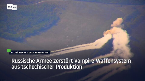 Russische Armee zerstört Vampire-Waffensystem aus tschechischer Produktion