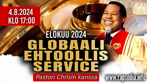 Elokuun ehtoollis-service Pastori Chrisin kanssa 4.8.2024