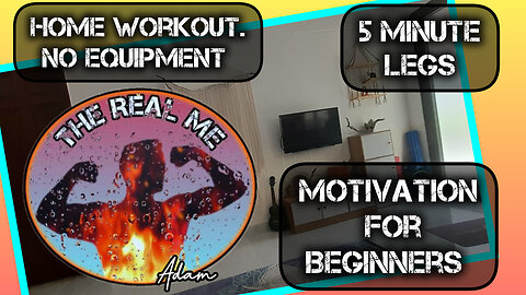 5-Minute Leg Day | Build Strong Legs | The Real Me - Home Workout