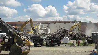 The Demolition Cloverleaf Middle/Junior High School The Final Wall Falls Day 9 July 11, 2024