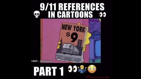 911 ,in Cartoons, Predictive Programming and revelation of the method