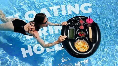 Product Video in the Swimming Pool / Floating Drink Holder