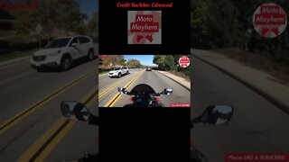 Be Careful Of Sudden Braking! #shorts #motorcycle #crash #biker