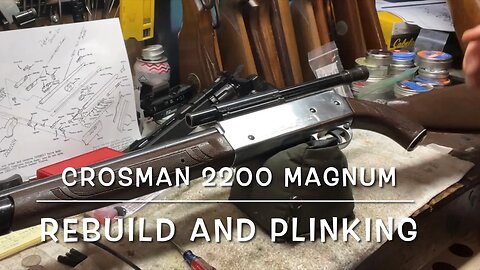 Crosman 2200 magnum full rebuild and plinking parts provided by Crosman600repair thanks Henry