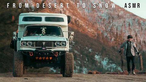 Winter in our Chinook | Camp, Cook and Overland Tour [Life on the road in our Toyota Motorhome ASMR]