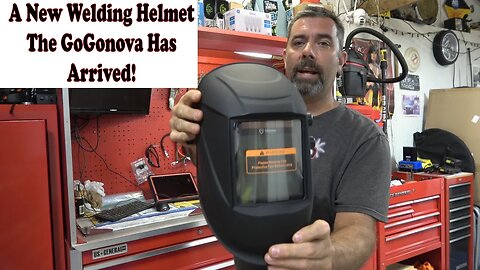 The GoGonova Welding Helmet. It's a Huge step up from the Basic Harbor Freight One I've Been Using.