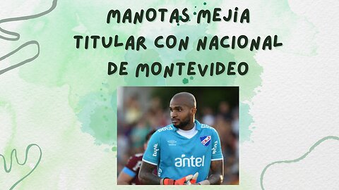 Luis Manotas mejía titular en el empate de Nacional ante San Pablo