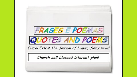 Funny news: Church sell blessed internet plan! [Quotes and Poems]