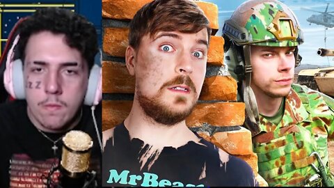 Fui Perseguido Por Militares! | MR BEAST | REACT