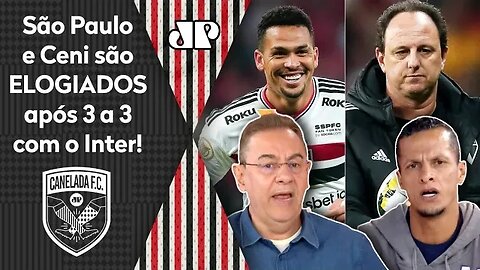 "É DE SE IMPRESSIONAR! O que o Rogério Ceni TÁ FAZENDO no São Paulo é..." 3 a 3 com Inter é ELOGIADO