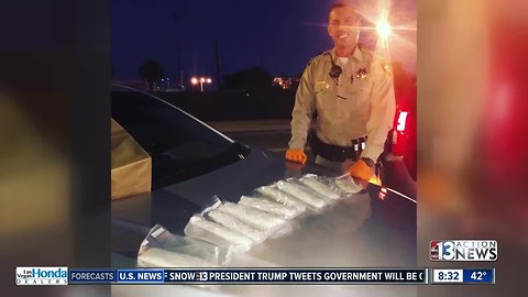 Meth bust during Las Vegas traffic stop