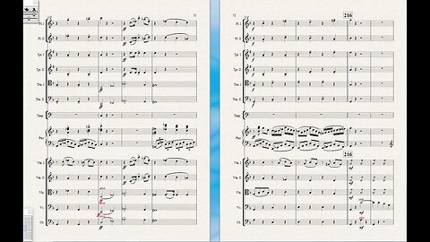 Testing: D Minor Concerto (1st mvt), with Scrolling Score!