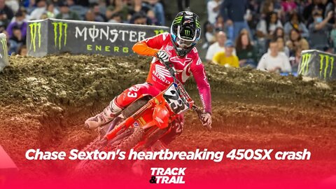 Chase Sexton's heartbreaking 450SX crash at Minneapolis