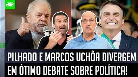 "VOCÊ ESTÁ ERRADO!" Pilhado e Marcos Uchôa DIVERGEM em ÓTIMO DEBATE sobre POLÍTICA!