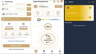 Eagle Mining Network | Mining Has Ended | How To Withdraw Your Mined Egon-Inu Tokens