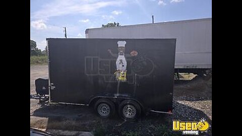 Like New - 2023 8' x 16' Kitchen Food Trailer with NSF Equipment for Sale in Georgia!