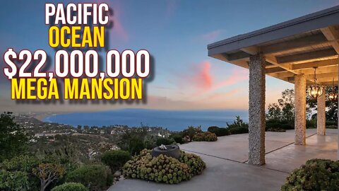 Visiting $22,000,000 Pacific Ocean Mega Mansion California