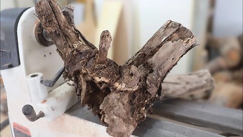 Wood Turning a Resin Sphere