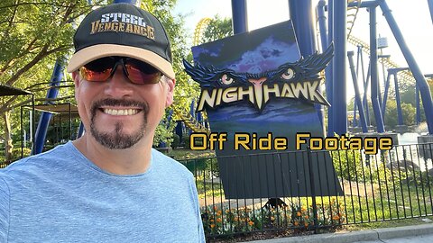 NIGHTHAWK at CAROWINDS, North & South Carolina, USA [Off Ride Footage]