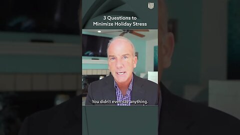 3 Tips to Minimize Holiday Stress