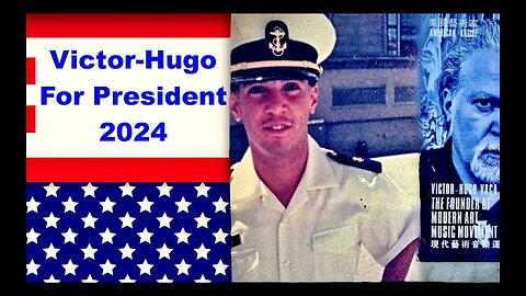 Victor Hugo Lifelong Republican To Run For USA President As Democrat Against Donald Trump In 2024