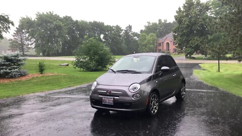 Free car wash for the Fiat 500